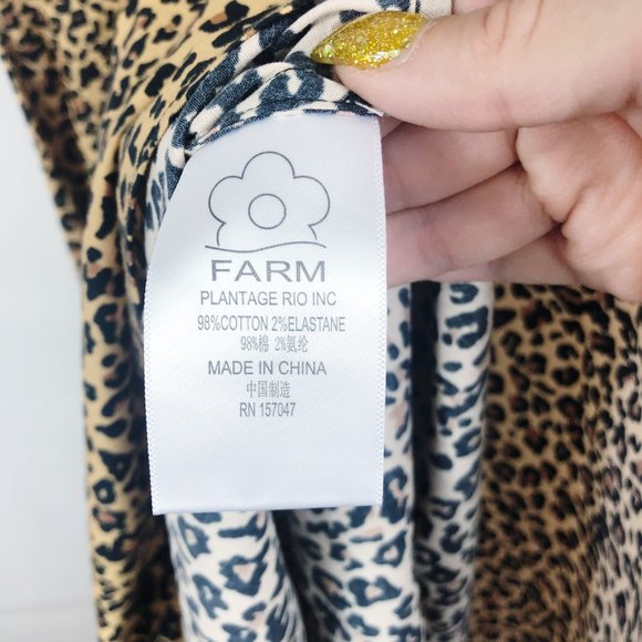 SOLD Farm Rio | NEW Leopard Sleeveless Midi Dress - Picture 7 of 8